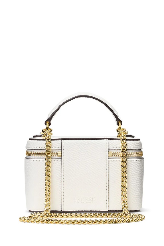 Lauren Ralph Lauren χιαστί γυναικεία δερμάτινη 431P10144 λευκό SS26