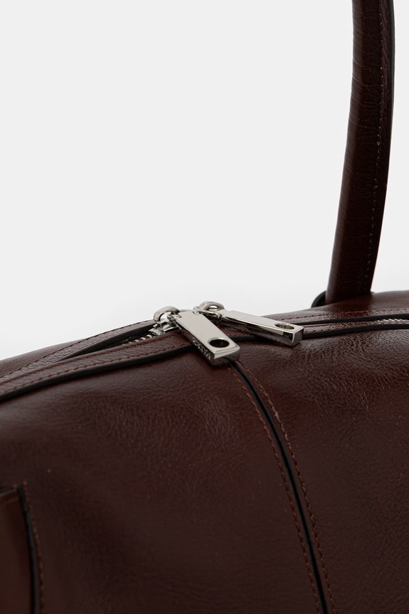 Шкіряна сумочка MAX&Co. MCASAMBAG1 2616511066200 коричневий