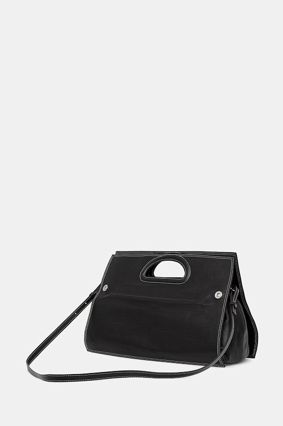 Doplnky Kožená kabelka MAX&Co. MCLBIGBOOKBAG3 2618511032200 čierna