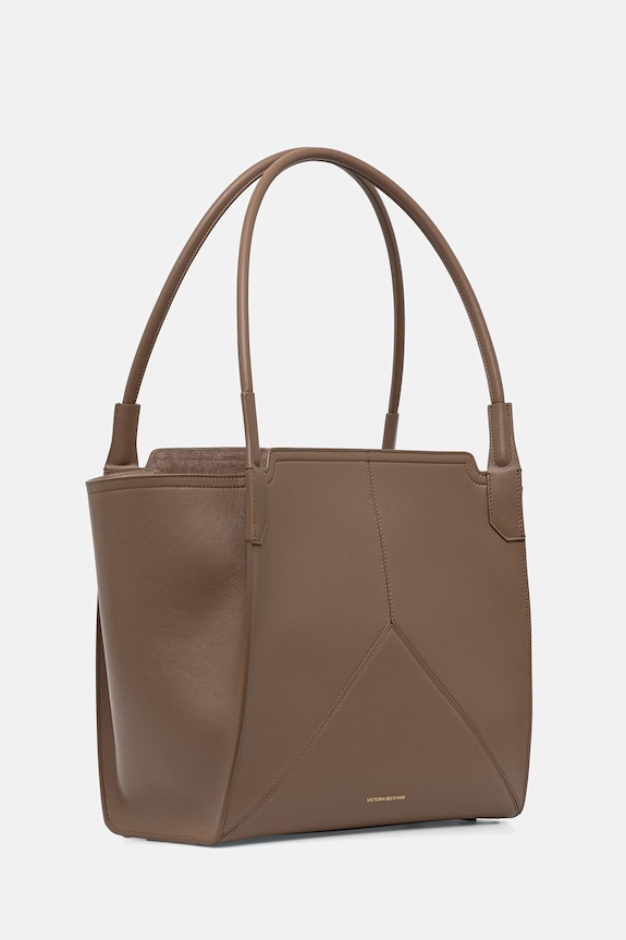 Victoria Beckham torebka tote damska skórzana B126AAC007421A brązowy SS26