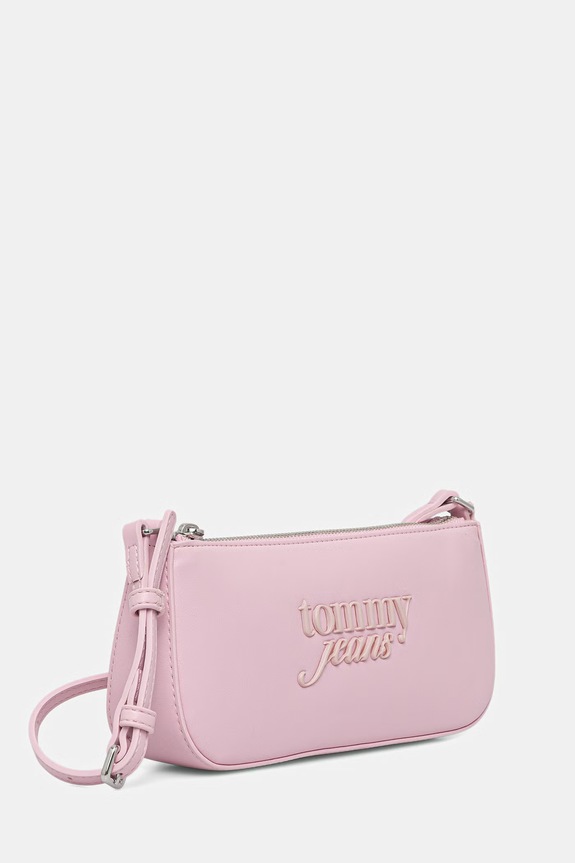 Tommy Jeans női műbőr táska AW0AW18449 rózsaszín SS26