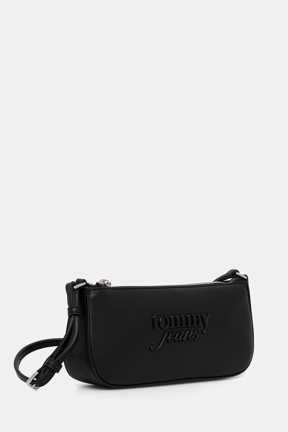 Tommy Jeans táska női műbőr AW0AW18449 fekete SS26