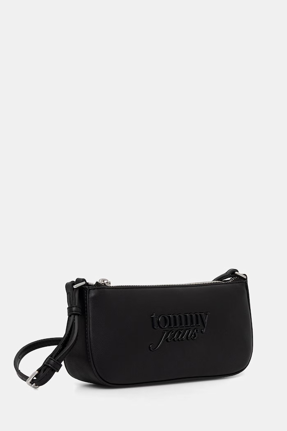 Tommy Jeans táska női műbőr AW0AW18449 fekete SS26