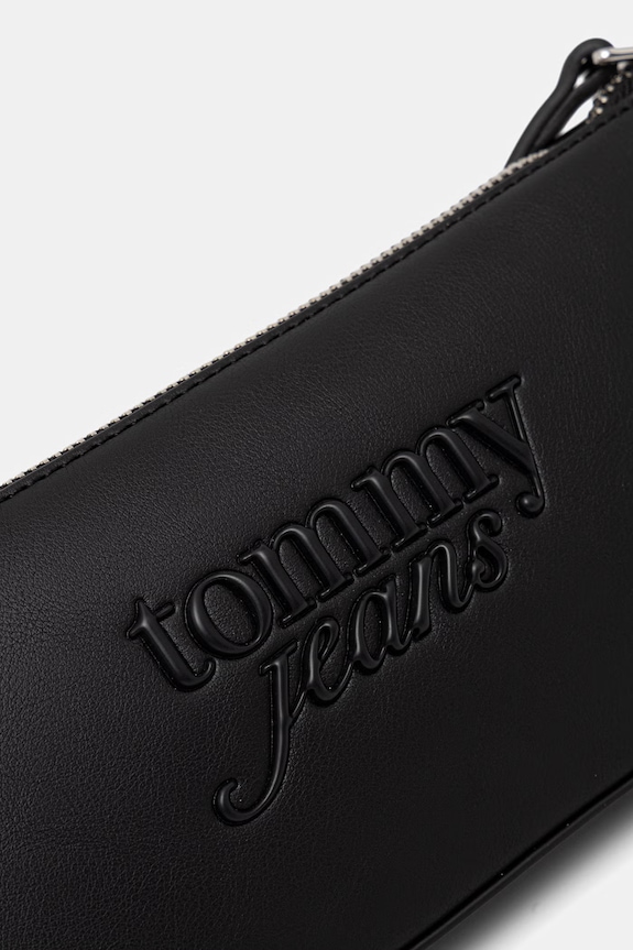 Tommy Jeans táska női műbőr fekete AW0AW18449