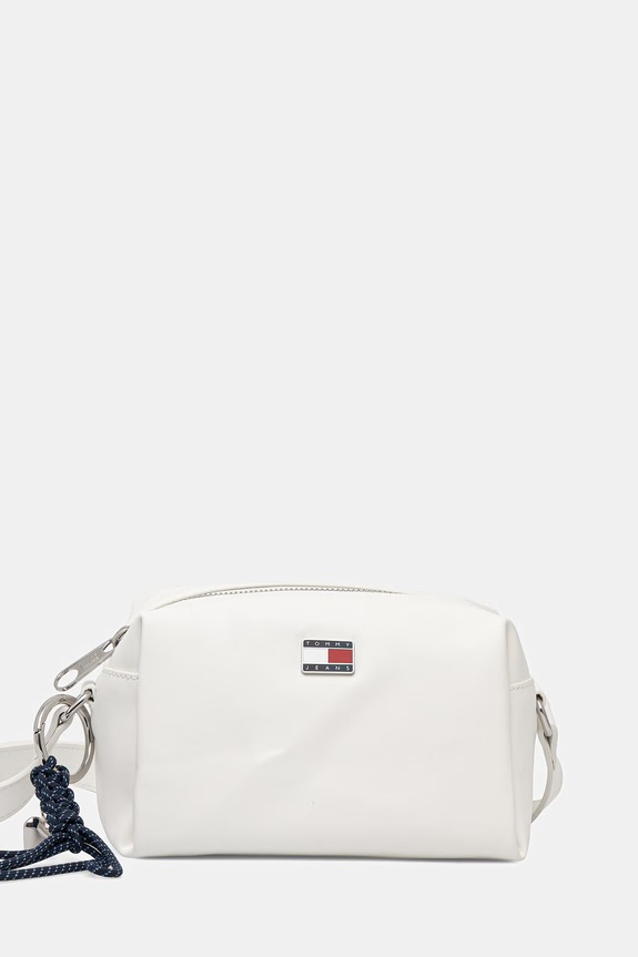 Tommy Jeans geantă crossbody pentru femei alb AW0AW18456