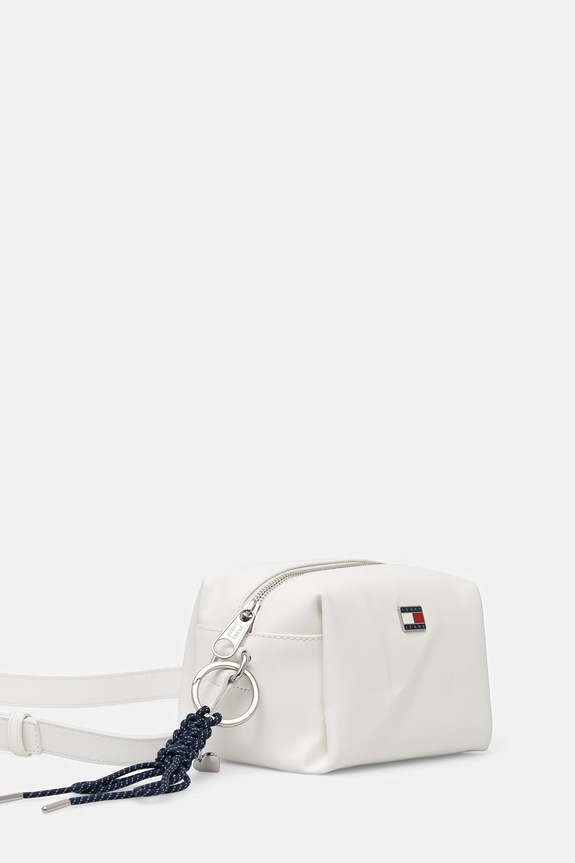 Tommy Jeans geantă crossbody pentru femei AW0AW18456 alb SS26