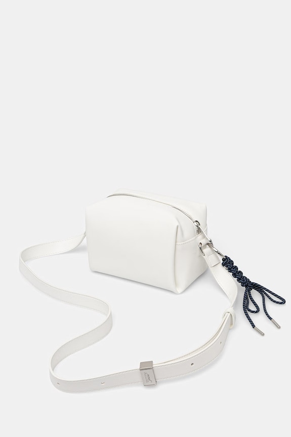 Accesorii Tommy Jeans geantă crossbody pentru femei AW0AW18456 alb