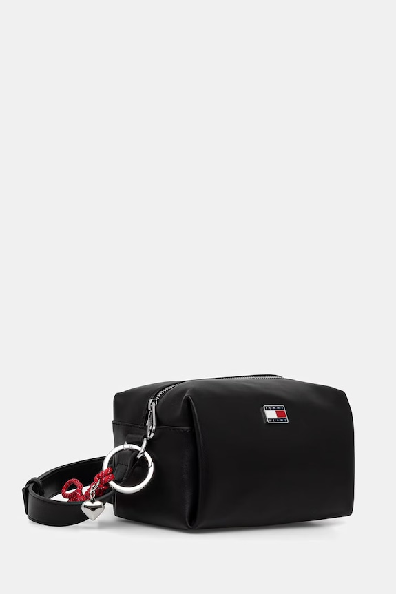 Tommy Jeans geantă crossbody pentru femei AW0AW18456 negru SS26