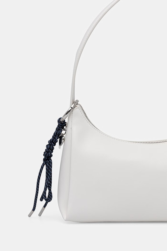 Accesorii Tommy Jeans geantă pentru femei, cu imitație de piele AW0AW18458 alb