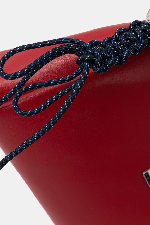Tommy Jeans geantă de pentru femei, cu imitație de piele rosu AW0AW18458