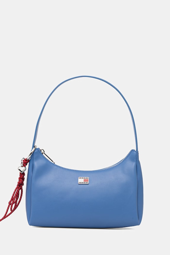 Tommy Jeans geantă pentru femei, cu imitație de piele albastru AW0AW18458