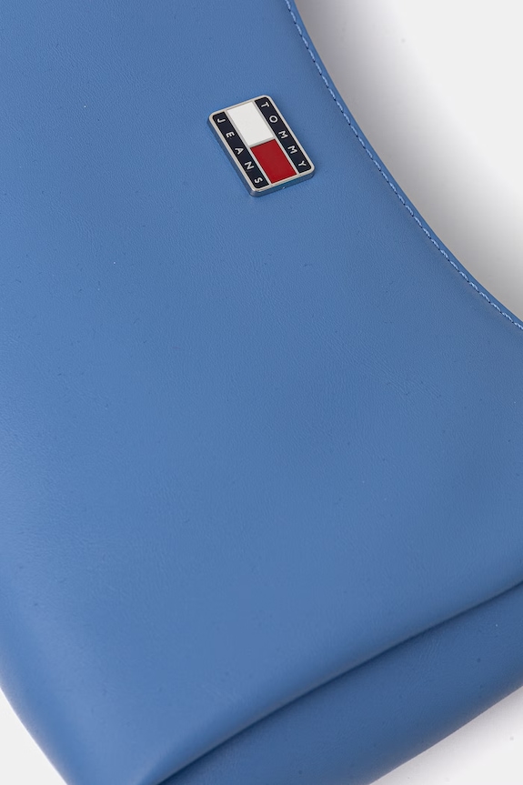 Tommy Jeans geantă pentru femei, cu imitație de piele albastru AW0AW18458