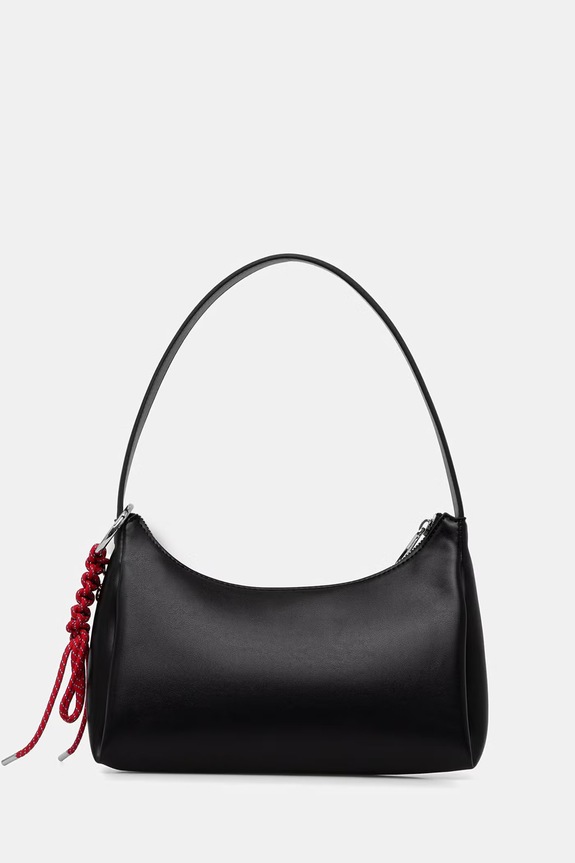 Accesorii Tommy Jeans geantă pentru femei, cu imitație de piele AW0AW18458 negru