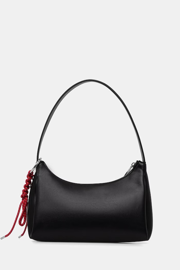 Accesorii Tommy Jeans geantă pentru femei, cu imitație de piele AW0AW18458 negru