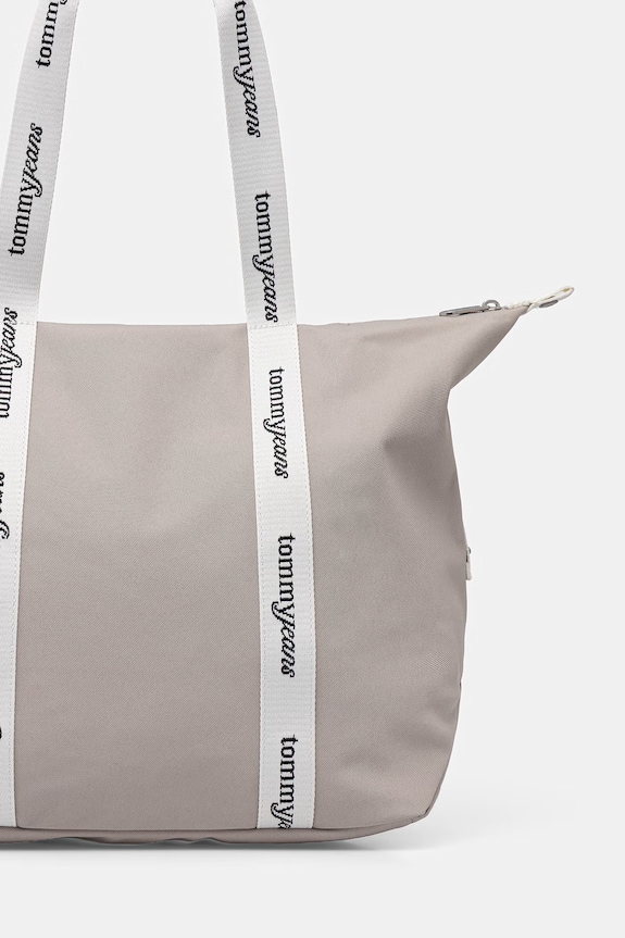 Accesorii Tommy Jeans tote bag pentru femei AW0AW18461 bej