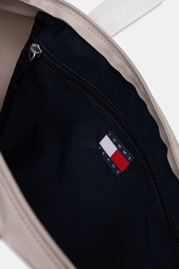 Tommy Jeans tote bag pentru femei AW0AW18461 bej