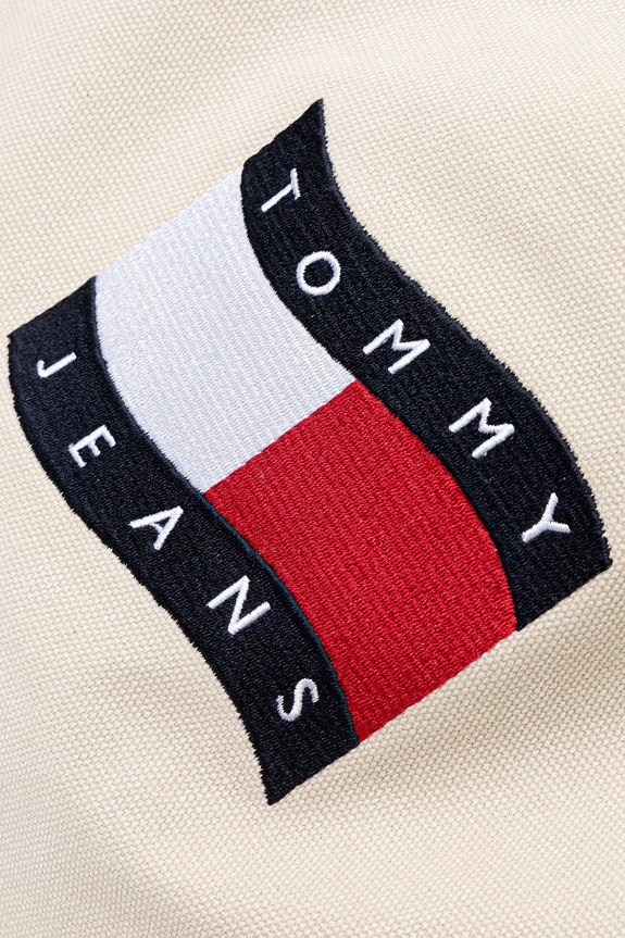 Tommy Jeans tote bag pentru femei bej AW0AW18466