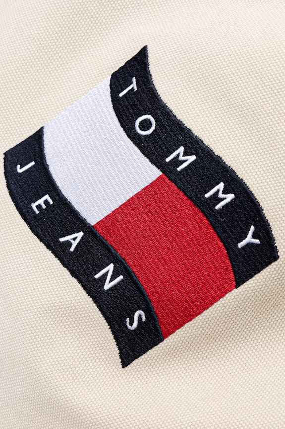 Tommy Jeans tote bag pentru femei bej AW0AW18466