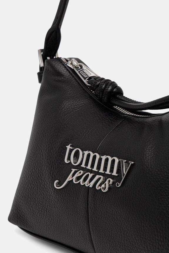 Tommy Jeans kabelka dámska z imitácie kože čierna AW0AW18468
