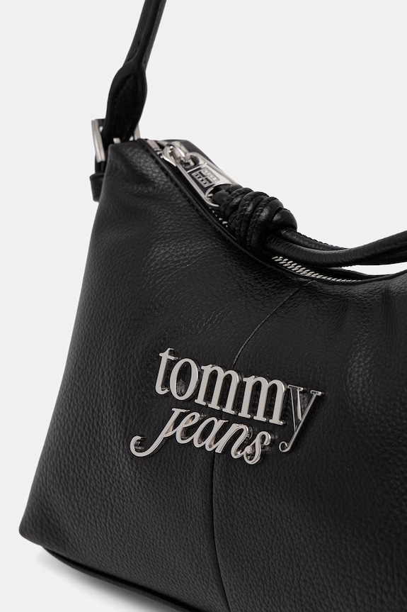 Tommy Jeans kabelka dámska z imitácie kože čierna AW0AW18468