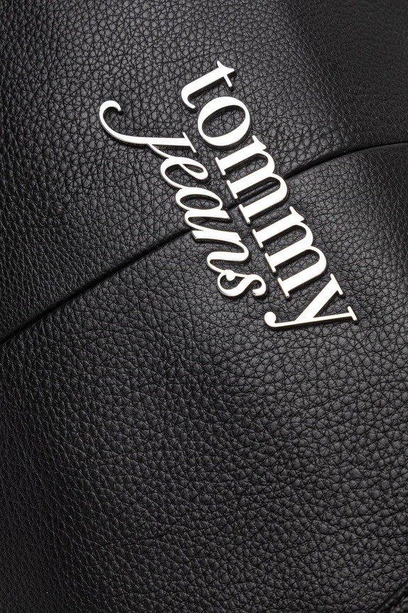 Tommy Jeans geantă pentru femei, cu imitație de piele negru AW0AW18472
