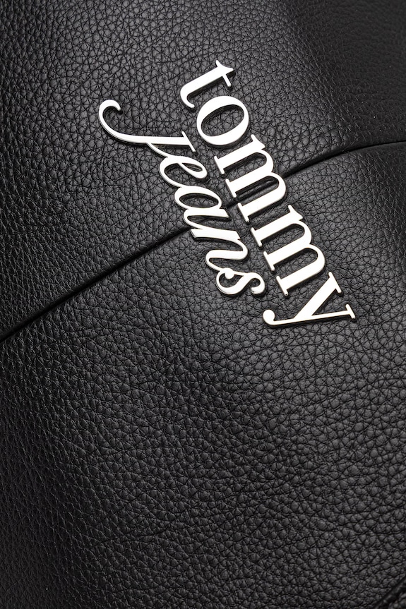 Tommy Jeans geantă pentru femei, cu imitație de piele negru AW0AW18472