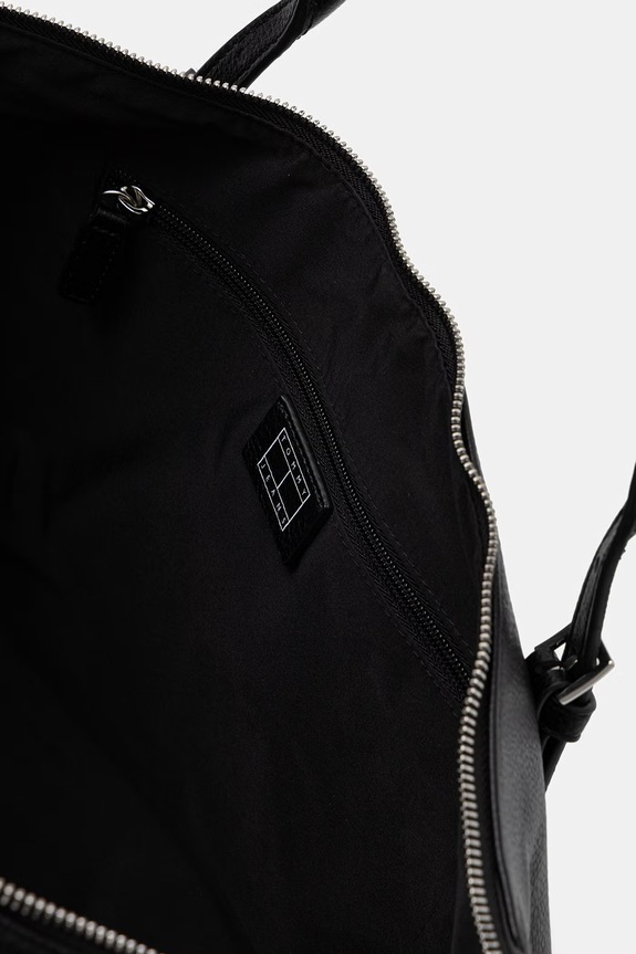 Tommy Jeans geantă pentru femei, cu imitație de piele AW0AW18472 negru