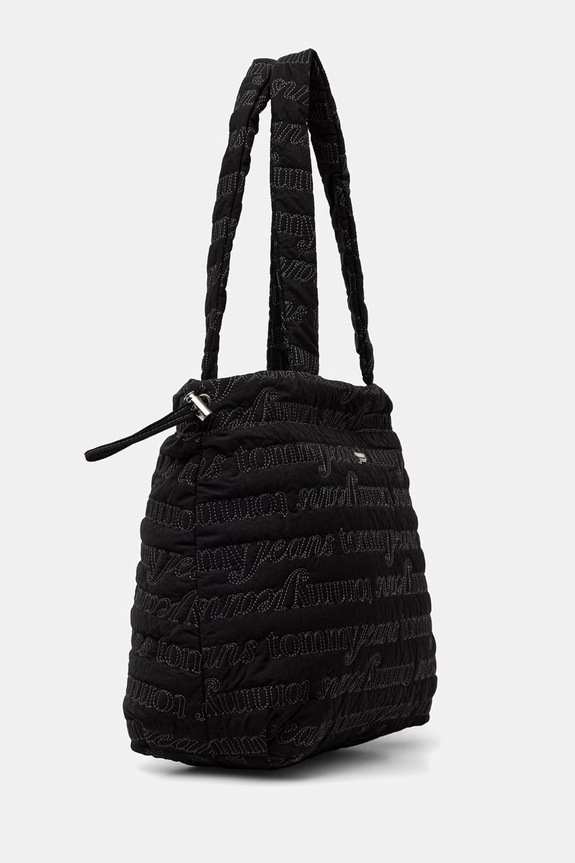 Tommy Jeans kabelka typu shopper dámska AW0AW18649 čierna SS26