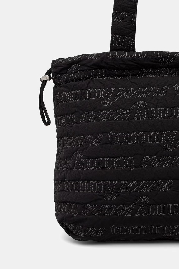 Doplnky Tommy Jeans kabelka typu shopper dámska AW0AW18649 čierna