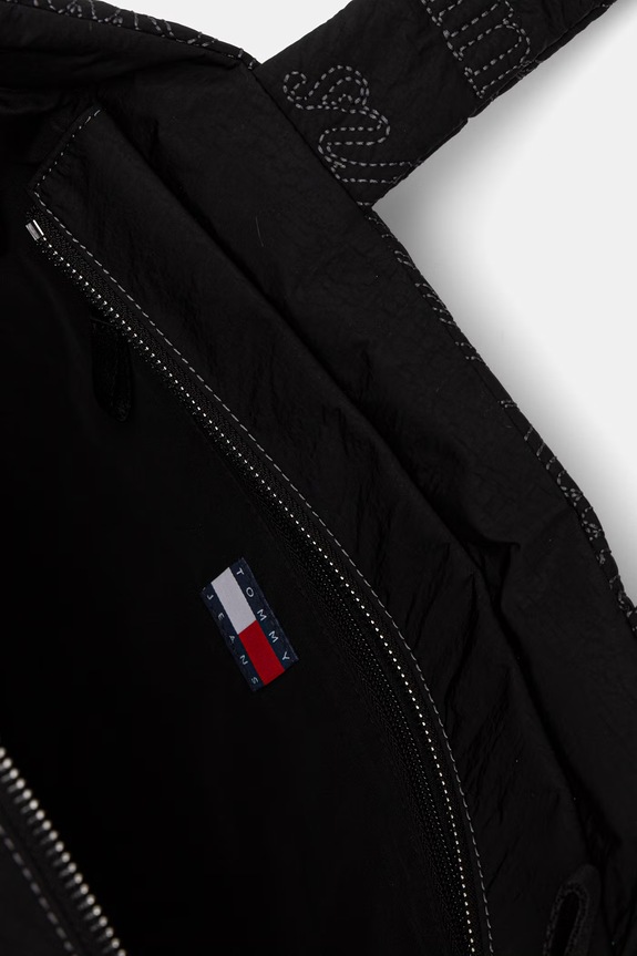 Tommy Jeans kabelka typu shopper dámska AW0AW18649 čierna