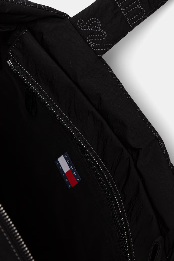 Tommy Jeans kabelka typu shopper dámska AW0AW18649 čierna