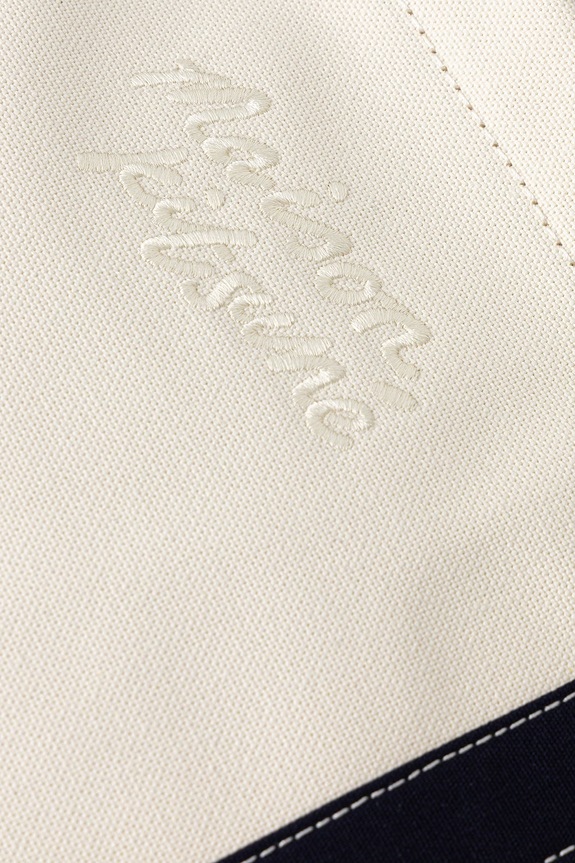 Чанта Maison Kitsuné Handwriting бежов QU05104WB0050