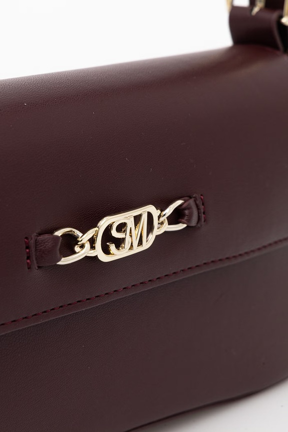 Steve Madden geantă baguette pentru femei, cu imitație de piele Balicent burgundia SM13002287