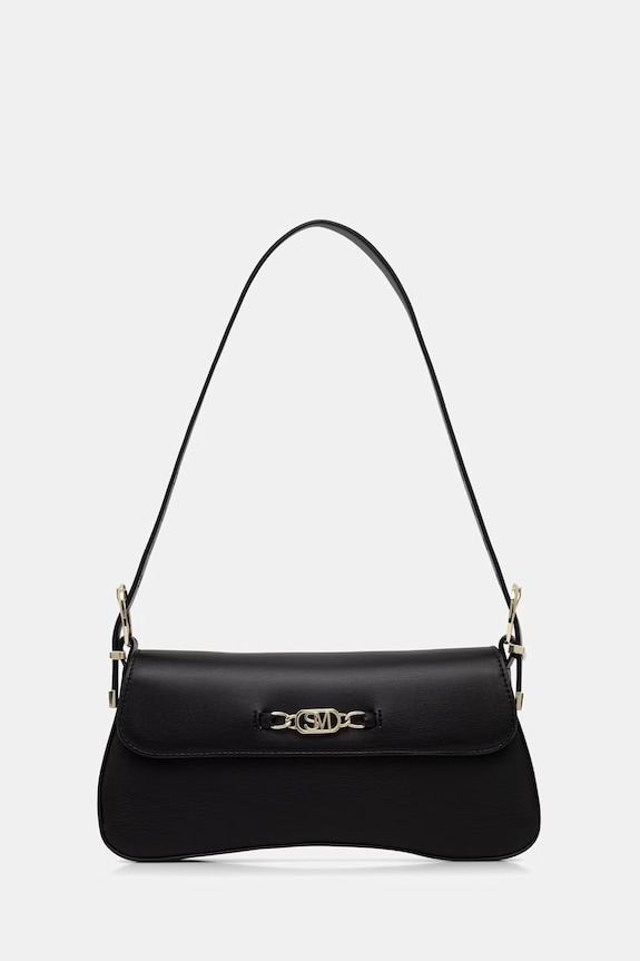 Steve Madden geantă baguette pentru femei, cu imitație de piele Balicent negru SM13002287
