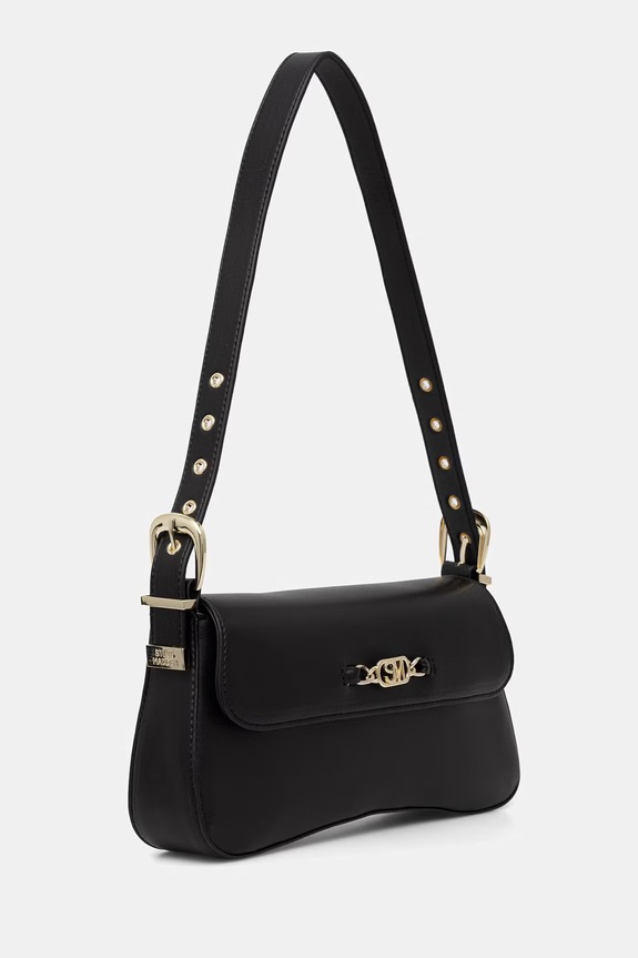 Steve Madden geantă baguette pentru femei, cu imitație de piele Balicent SM13002287 negru SS26