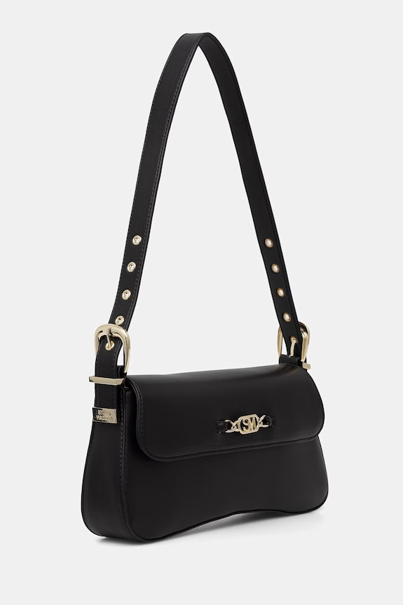 Steve Madden geantă baguette pentru femei, cu imitație de piele Balicent SM13002287 negru SS26