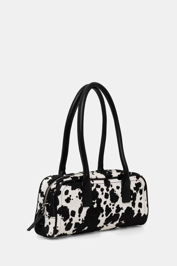 Steve Madden baguette torbica za žene kožna Banise-P SM13002303 crna SS26