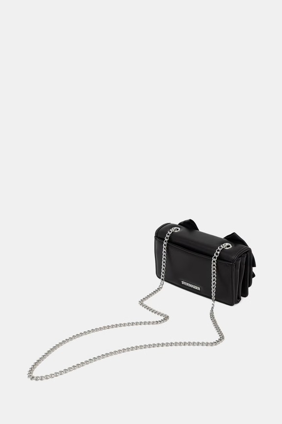 Steve Madden crossbody torba za žene od imitacije kože Bsass crna SM13002289