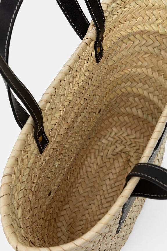 Sessun torebka koszyk damska pleciona beżowy 26202022