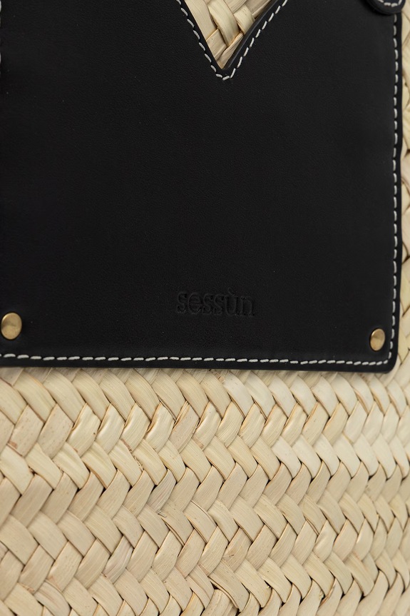 Sessun torebka koszyk damska pleciona 26202022 beżowy