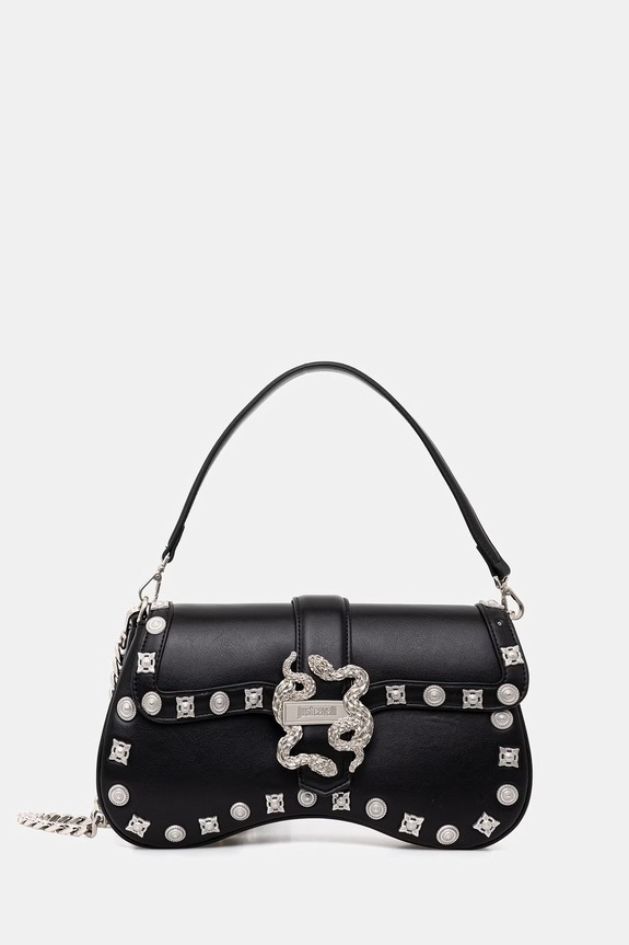 Just Cavalli torebka aplikacja czarny 80RA4BA1.ZSE07