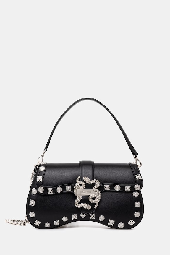 Just Cavalli torebka aplikacja czarny 80RA4BA1.ZSE07