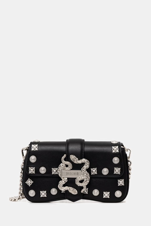 Just Cavalli torebka aplikacja czarny 80RA4BA7.ZSE07