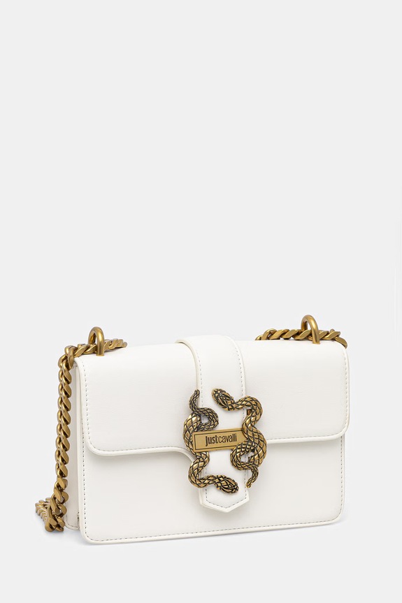Just Cavalli torebka damska z imitacji skóry 80RA4BAF.ZSA89 biały SS26