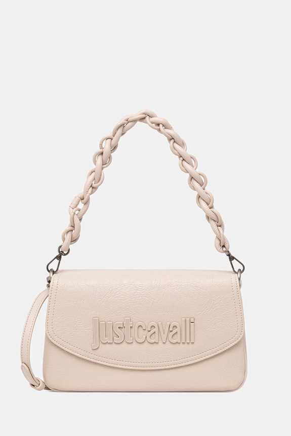 Just Cavalli torebka aplikacja beżowy 80RA4BC1.ZSD86
