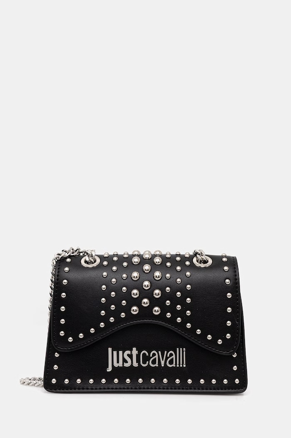 Just Cavalli torebka damska z imitacji skóry czarny 80RA4BP1.ZSD95