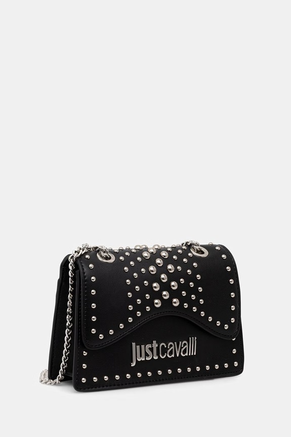 Just Cavalli torebka damska z imitacji skóry 80RA4BP1.ZSD95 czarny SS26