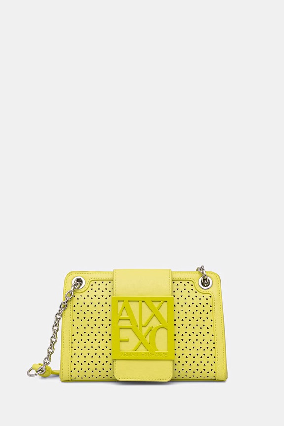 Armani Exchange poșetă uni verde XW000281.AF22626