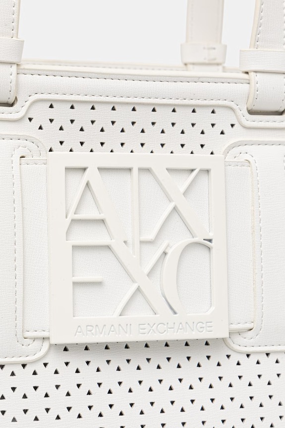 Armani Exchange torebka crossbody damska z imitacji skóry biały XW000392.AF22626
