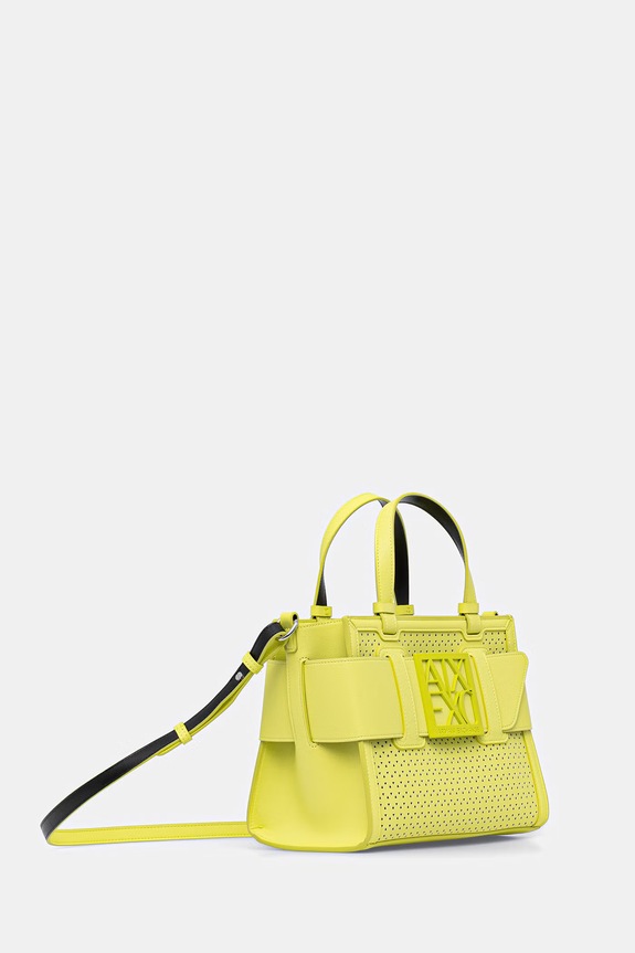 Armani Exchange geantă crossbody pentru femei, cu imitație de piele XW000392.AF22626 verde SS26